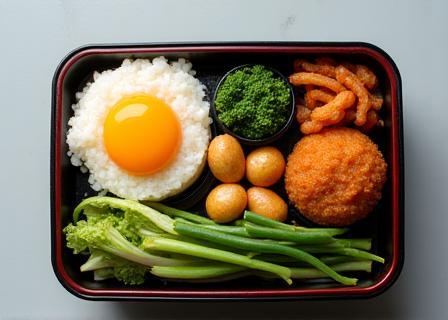 Colorful and neat bento box